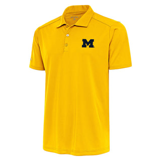 Antigua Block M Tribute Polo - New Gold