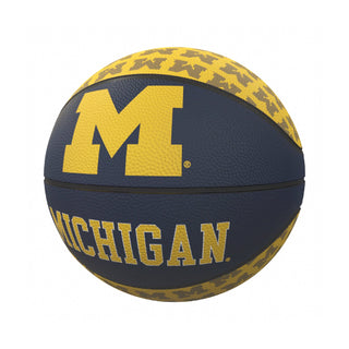 LogoBrands Michigan Mini Rubber Basketball