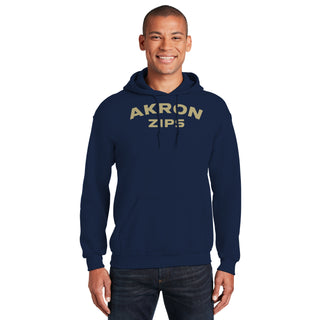 Akron Zips Arch Logo Hoodie - Navy
