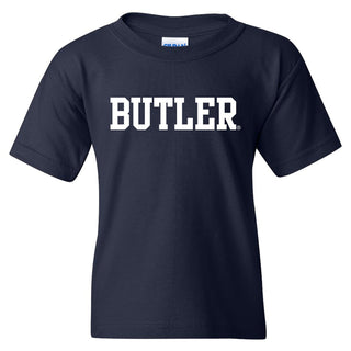 Butler University Bulldogs Basic Block Youth T-Shirt - Navy