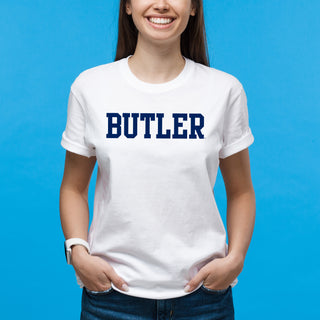 Butler University Bulldogs Basic Block T-Shirt - White