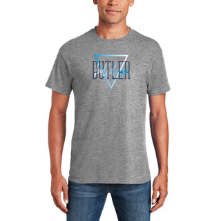 Butler University Bulldogs Gradient Triangle T-Shirt - Graphite Heather