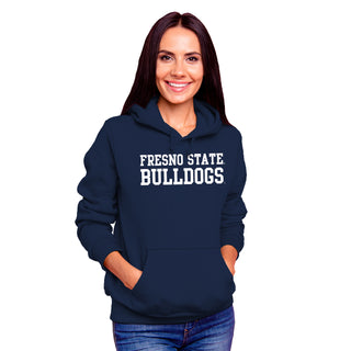 Fresno State Bulldogs Basic Block Hoodie - Navy