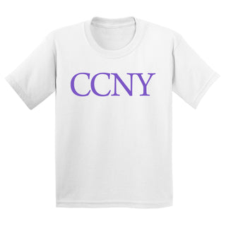 City College of New York Beavers Basic Block Youth  - White