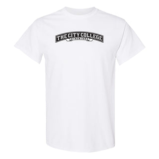City College of New York Beavers Arch Logo T-Shirt - White