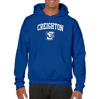 Creighton University Bluejays Arch Logo Heavy Blend Hoodie - Royal