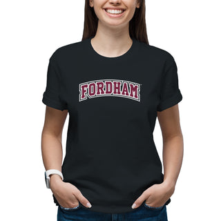 Fordham University Rams Basic Block T-Shirt - Black