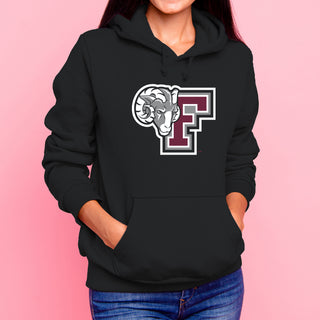 Fordham University Rams Primary Logo Hoodie - Black