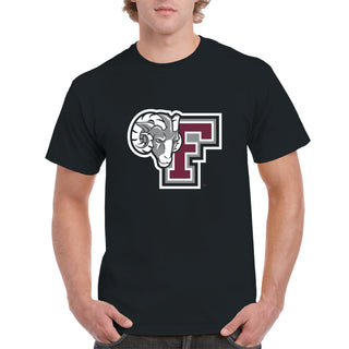 Fordham University Rams Primary Logo T-Shirt - Black