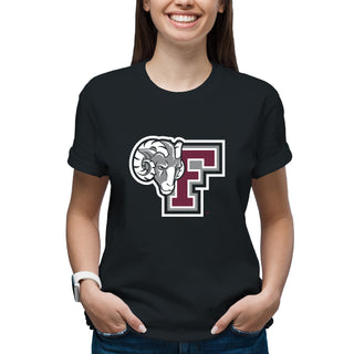 Fordham University Rams Primary Logo T-Shirt - Black