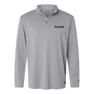 Acacia Primary Wordmark LC Oakley Team Issue Podium 1/4 Zip - New Granite Heather