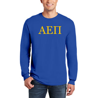 Alpha Epsilon Pi Greek Letter Block Long Sleeve - Royal