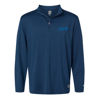 Alpha Kappa Psi Greek Letter LC Oakley Podium Quarter-Zip - Team Navy