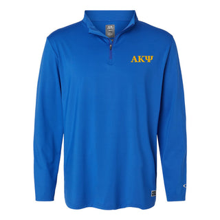 Alpha Kappa Psi Greek Letter LC Oakley Podium Quarter-Zip - Team Royal
