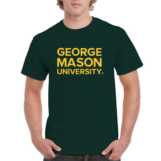 George Mason University Patriots Basic Block T-Shirt - Forest