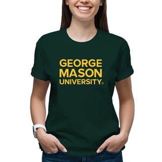 George Mason University Patriots Basic Block T-Shirt - Forest