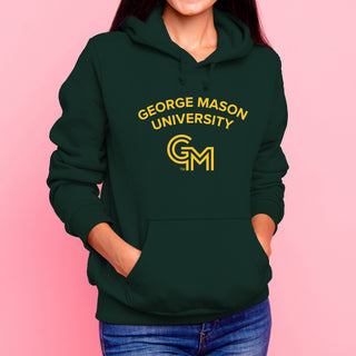 George Mason University Patriots Arch Logo Hoodie - Forest