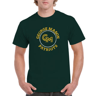 George Mason University Patriots Distressed Circle Logo T-Shirt - Forest