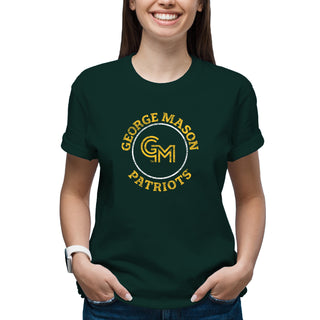 George Mason University Patriots Distressed Circle Logo T-Shirt - Forest