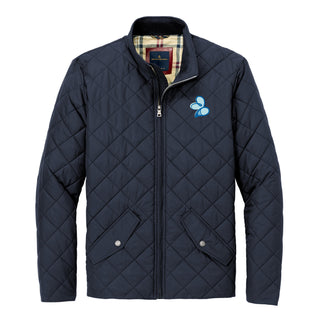 Omega Phi Alpha Primary Logo LC Brooks Brothers Quilted Jacket - Night Navy