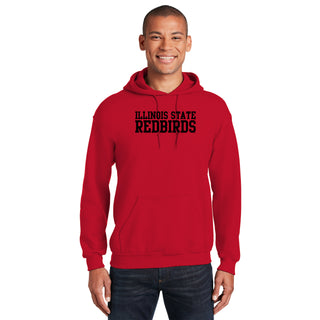Illinois State Redbirds Basic Block Hoodie - Red