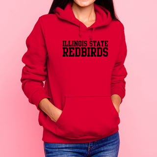 Illinois State Redbirds Basic Block Hoodie - Red