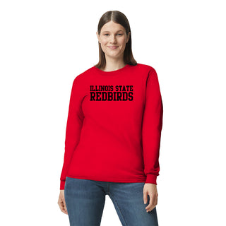 Illinois State Redbirds Basic Block Long Sleeve T-Shirt - Red