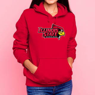 Illinois State Redbirds Primary Logo Hoodie - Red