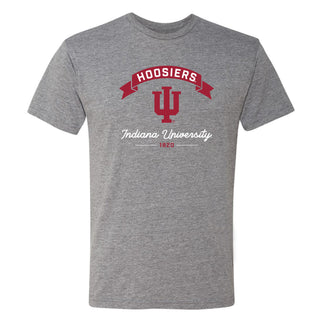 Indiana Ribbon Arc NLA Triblend T-Shirt - Premium Heather
