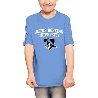 Johns Hopkins Blue Jays Arch Logo Youth T-Shirt