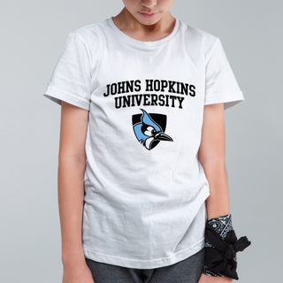 Johns Hopkins Blue Jays Arch Logo Youth T-Shirt