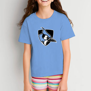 Johns Hopkins Blue Jays Primary Logo Youth T-Shirt - Carolina Blue