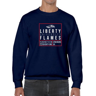 Liberty Box Label Crewneck - Navy