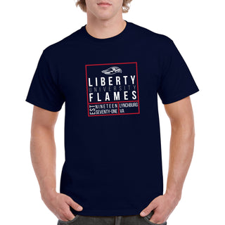 Liberty Box Label T Shirt - Navy