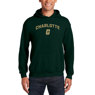 UNC Charlotte Forty-Niners Arch Logo Hoodie - Forest