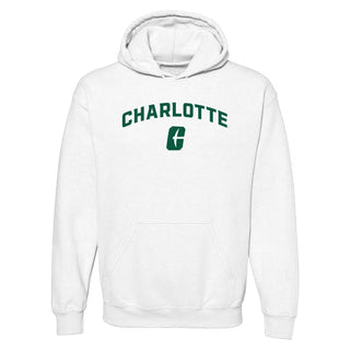 UNC Charlotte Forty-Niners Arch Logo Hoodie - White