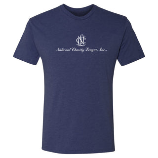 National Charity League Stacked Logo Triblend T-Shirt - Vintage Navy