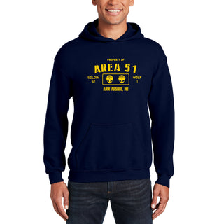Area 51 - Goldin/Wolf Basketball Hoodie - Navy