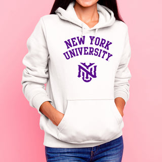 New York University Violets Arch Logo Hoodie