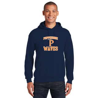 Pepperdine University Waves Arch Logo Hoodie - Navy