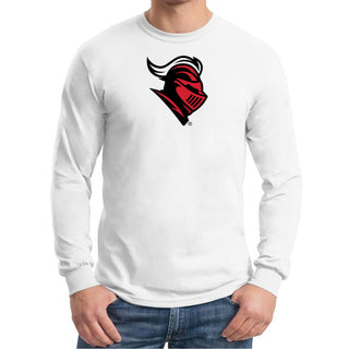 Rutgers University Scarlet Knights Primary Logo Long Sleeve T-Shirt - White
