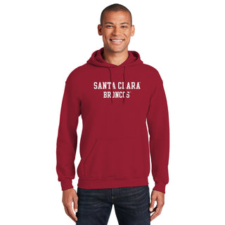 Santa Clara Broncos Basic Block Hoodie - Cardinal