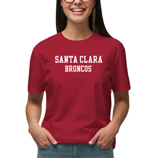 Santa Clara Broncos Basic Block T-Shirt - Cardinal