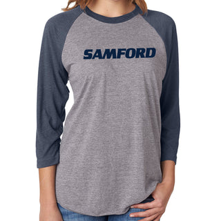 Samford Basic Block 3/4 Sleeve Raglan