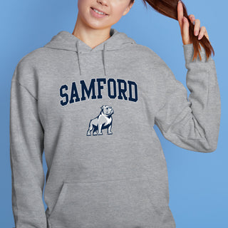 Samford Arch Logo Hoodie - Sport Grey