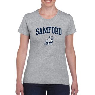 Samford Arch Logo Womens T-Shirt - Sport Grey