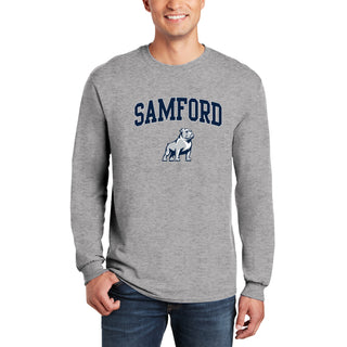 Samford Arch Logo Long Sleeve - Sport Grey