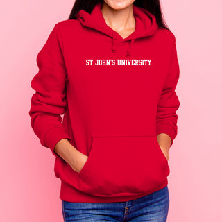 St John's University Red Storm Basic Block Hoodie - Red