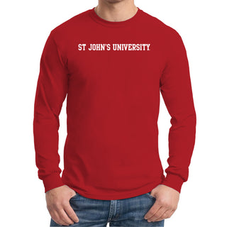 St John's University Red Storm Basic Block Long Sleeve T-Shirt - Red