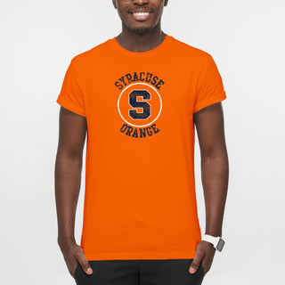 Syracuse Oranges Distressed Circle Logo T-Shirt - Orange